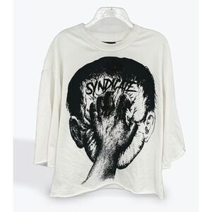 Syndicate Paris‎ Graphic Print Crew Neck Sweatshirt Top Streetwear